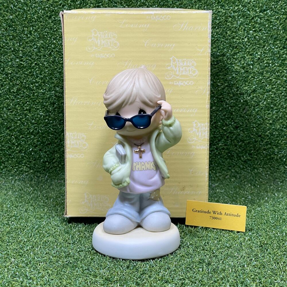 Precious Moments Gratitude with Attitude Porcelain Figurine 730041